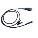 Kabel QD do zestawu słuchawkowego terminali Zebra WT41N0/MC32N0/MC92N0