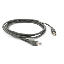 Kabel USB ekranowany do skanerów Zebra serii CS i DS (2.1m)