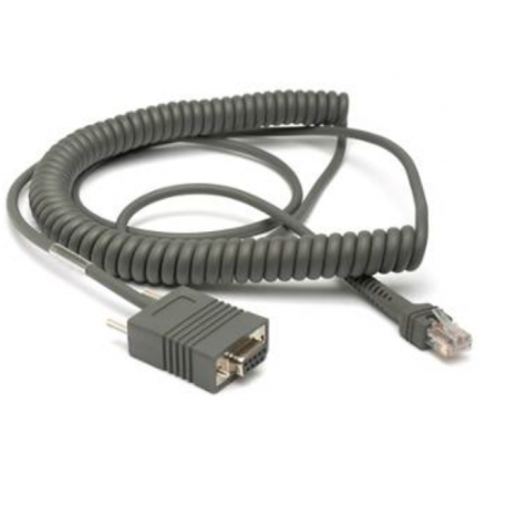 Kabel RS-232 do skanera Zebra DS7708, złącze DB9 żeńskie, skręcany, 3.66m