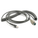 Kabel USB do skanera Zebra LS2208, skręcany, 1.5m