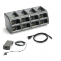 8-stanowiskowa ładowarka baterii do skanerów Zebra RS507 (US)Zestaw zawiera zasilacz i kabel zasilający (US).